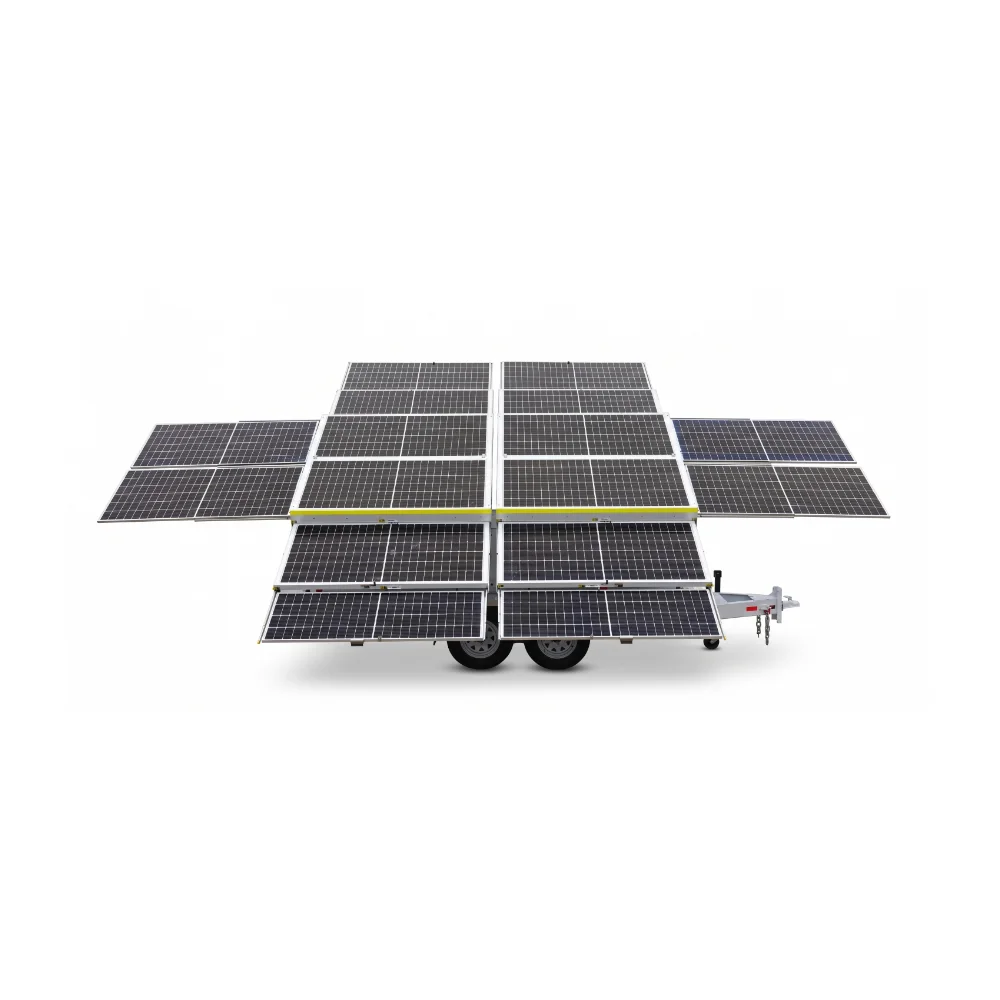 Mobilna wieża zasilania solarnego MSOL48 panele