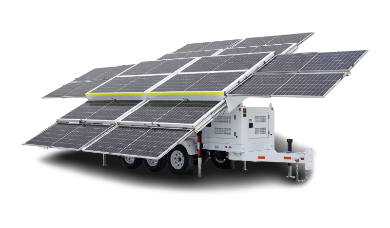Mobilna wieża zasilania solarnego MSOL48