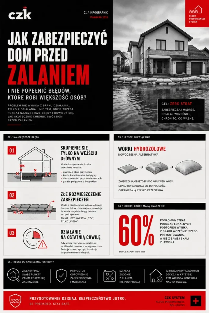 jak zabezpieczyć do przed zalaniem